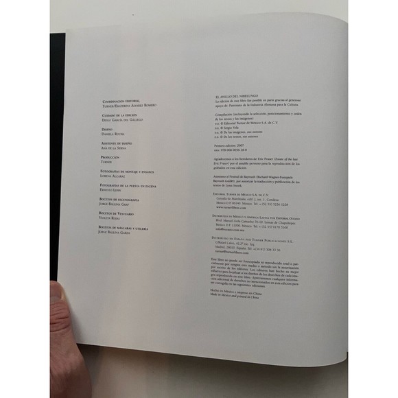 Richard Wagner El Anillo Del Nibelungo Sergio Vela Hardcover Book Spanish 1st Ed - Picture 7 of 13